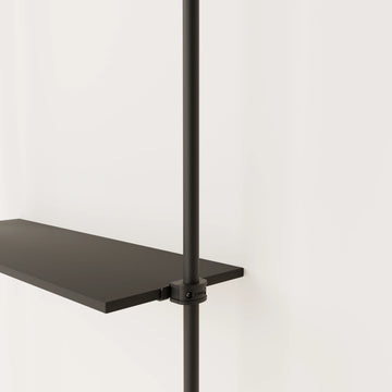 Hylde – sort | inkl. monteringstilbehør | sæt med 1 | sæt med 3 | sæt med 5