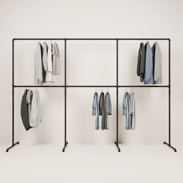 Industrial Kleiderständer Metall