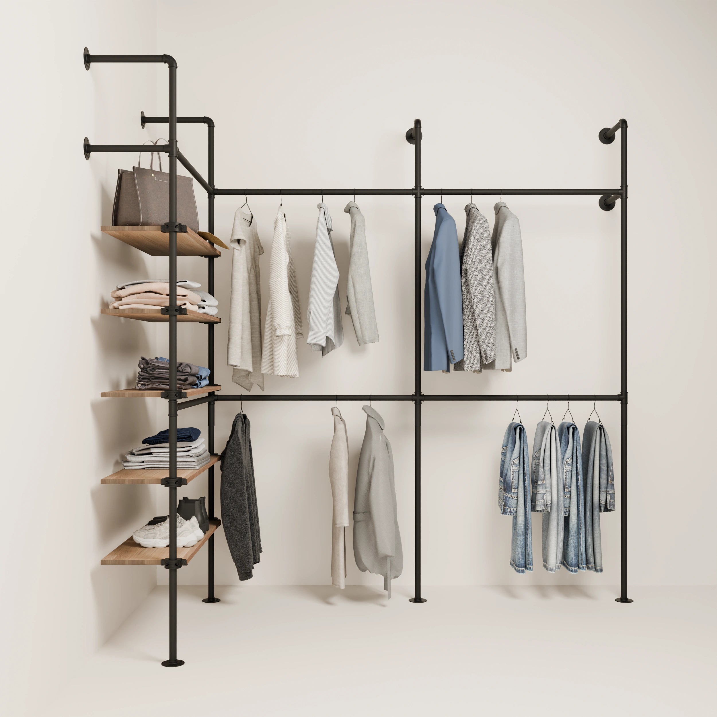 KIM EDGE DOUBLE 3 OAK – 5 hylder