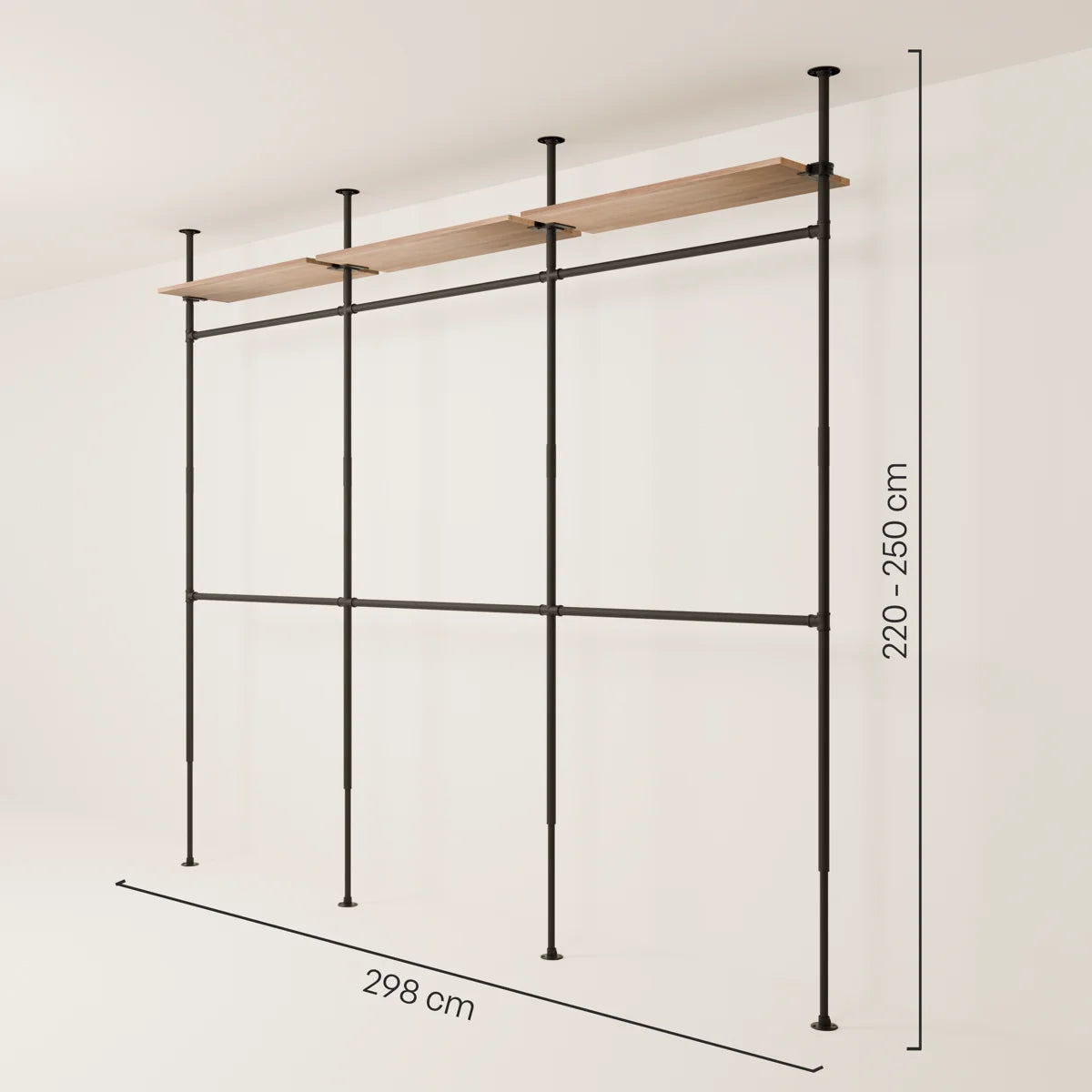 LOFT 3 OAK – 3 Hylder over