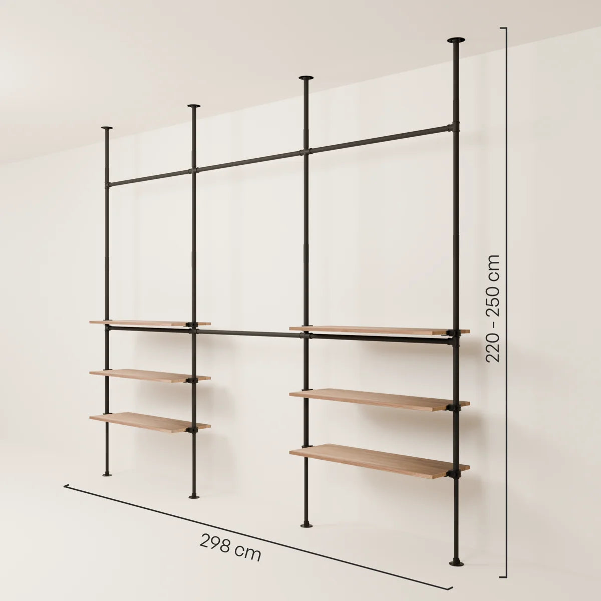 LOFT 3 OAK – 6 Hylder nedenfor