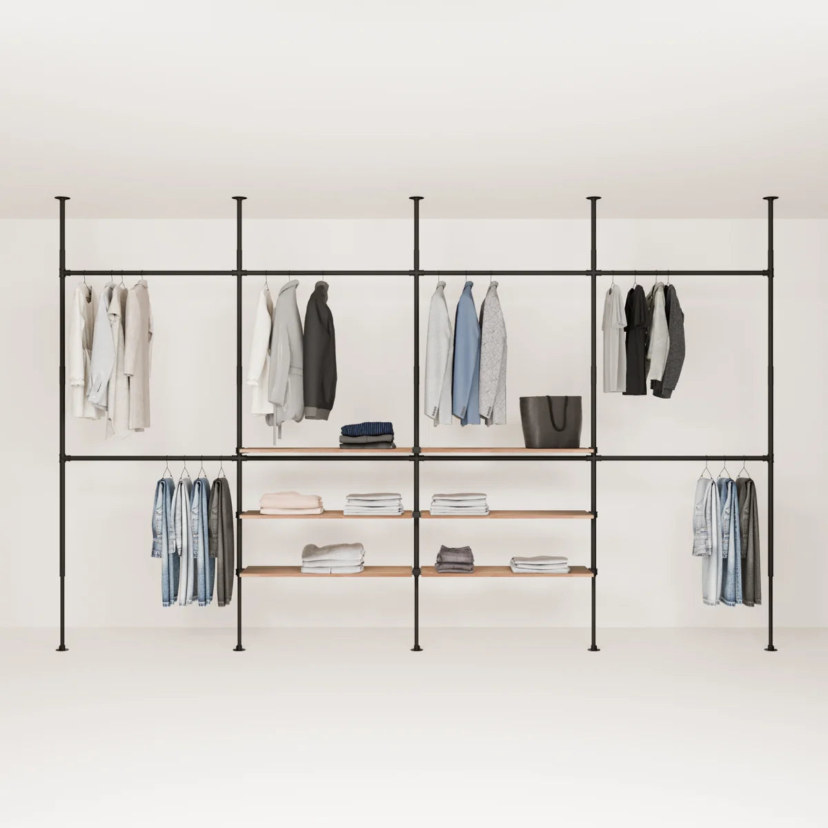 LOFT 4 OAK – 6 Hylder i midten