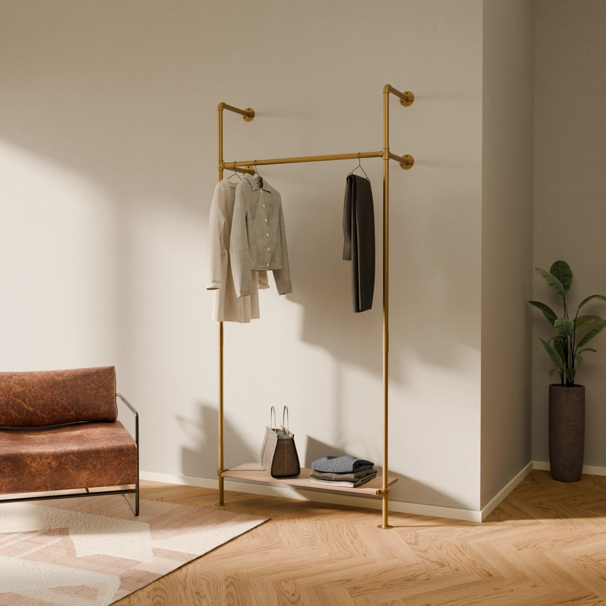 KIM 1 OAK – 1 nederste hylde | guld