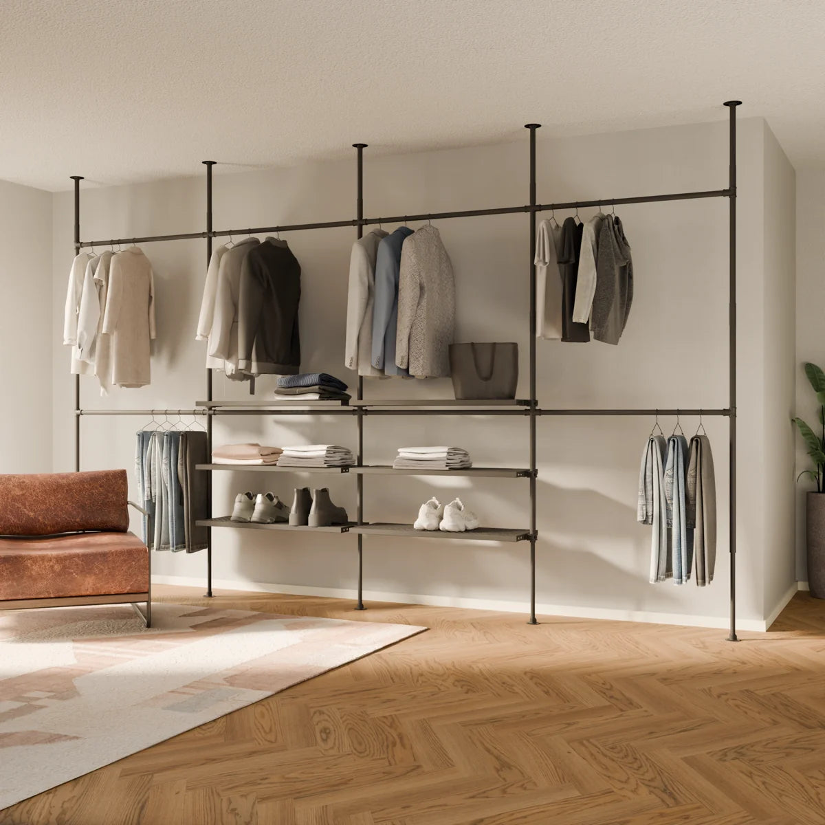 LOFT 4 METAL – 6 Hylder i midten