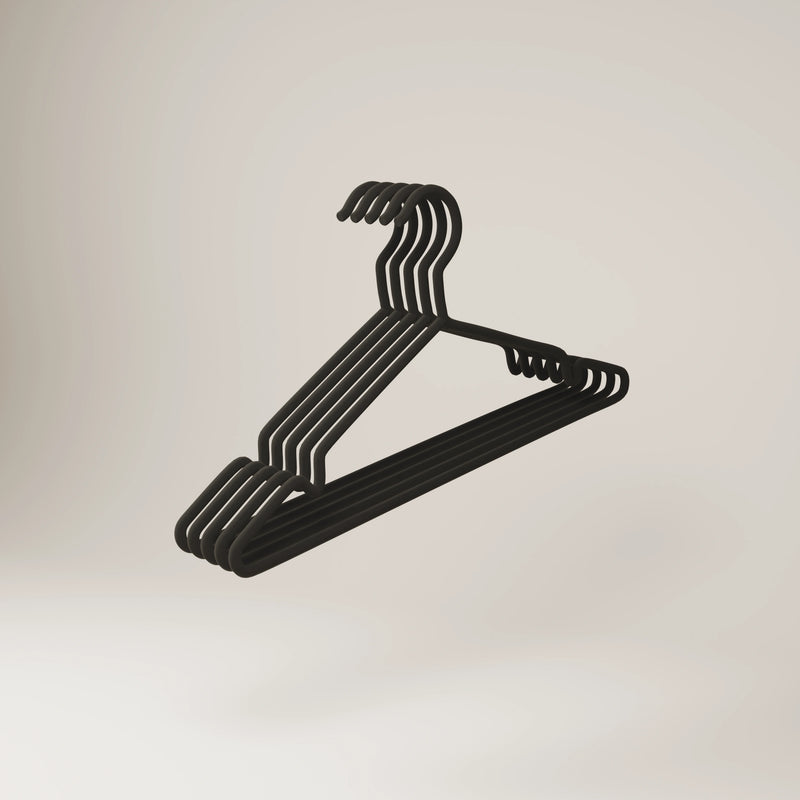 Bøjler i fløjl – 5 stk. | 10 stk.