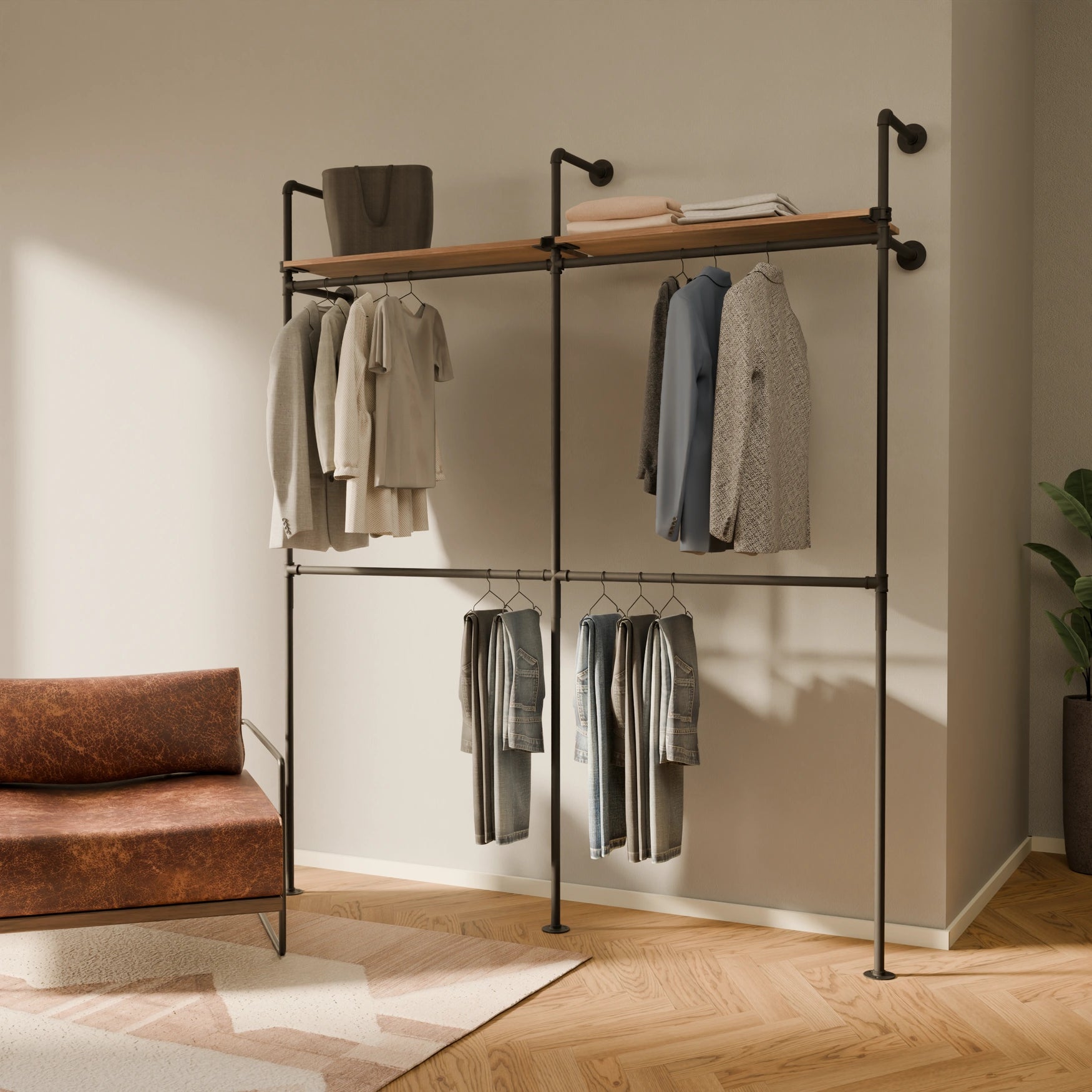 KIM DOUBLE 2 OAK – 2 hylder