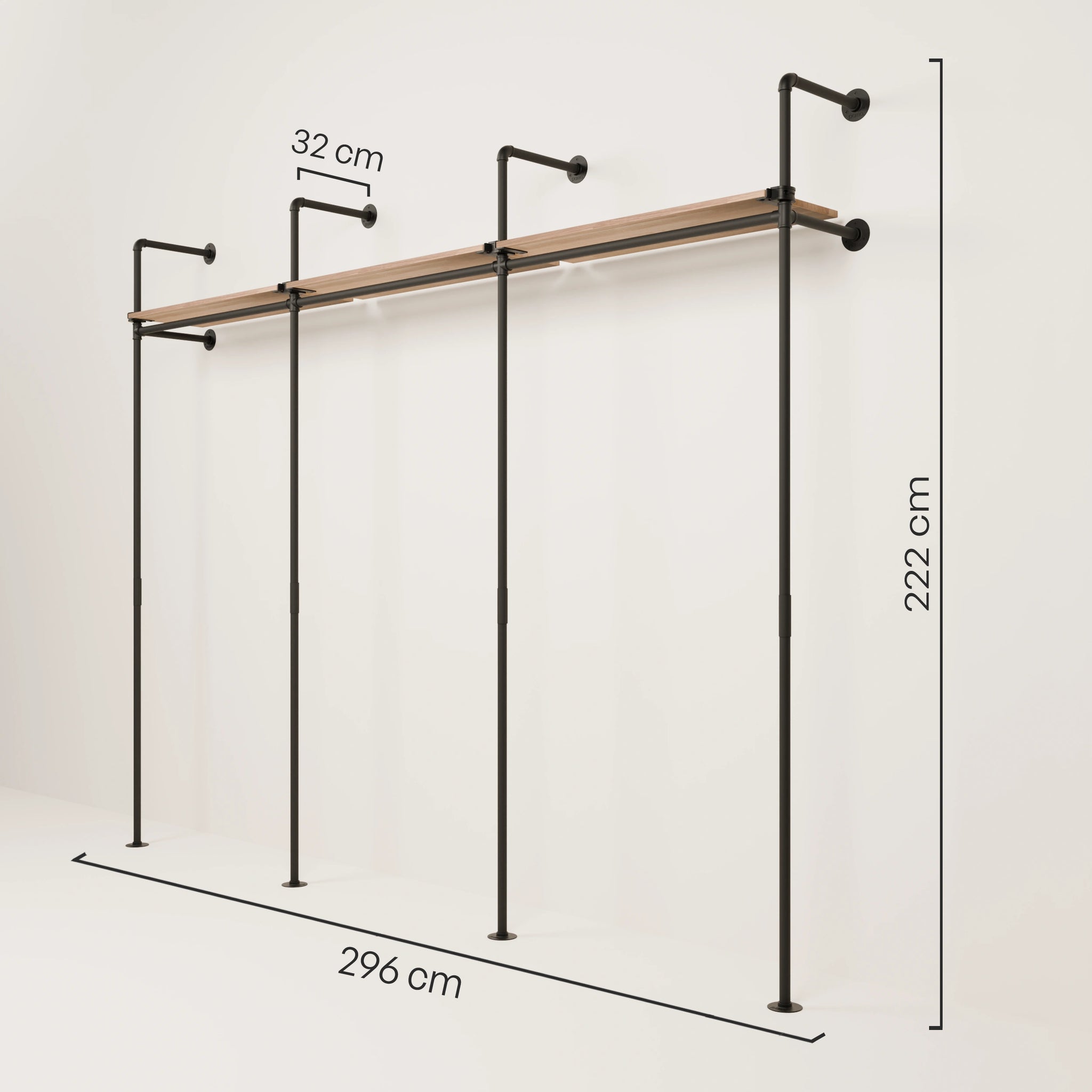 KIM 3 OAK – 3 shelves