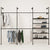 KIM DOUBLE 3 METAL – 5 hylder | Walk–in garderobe