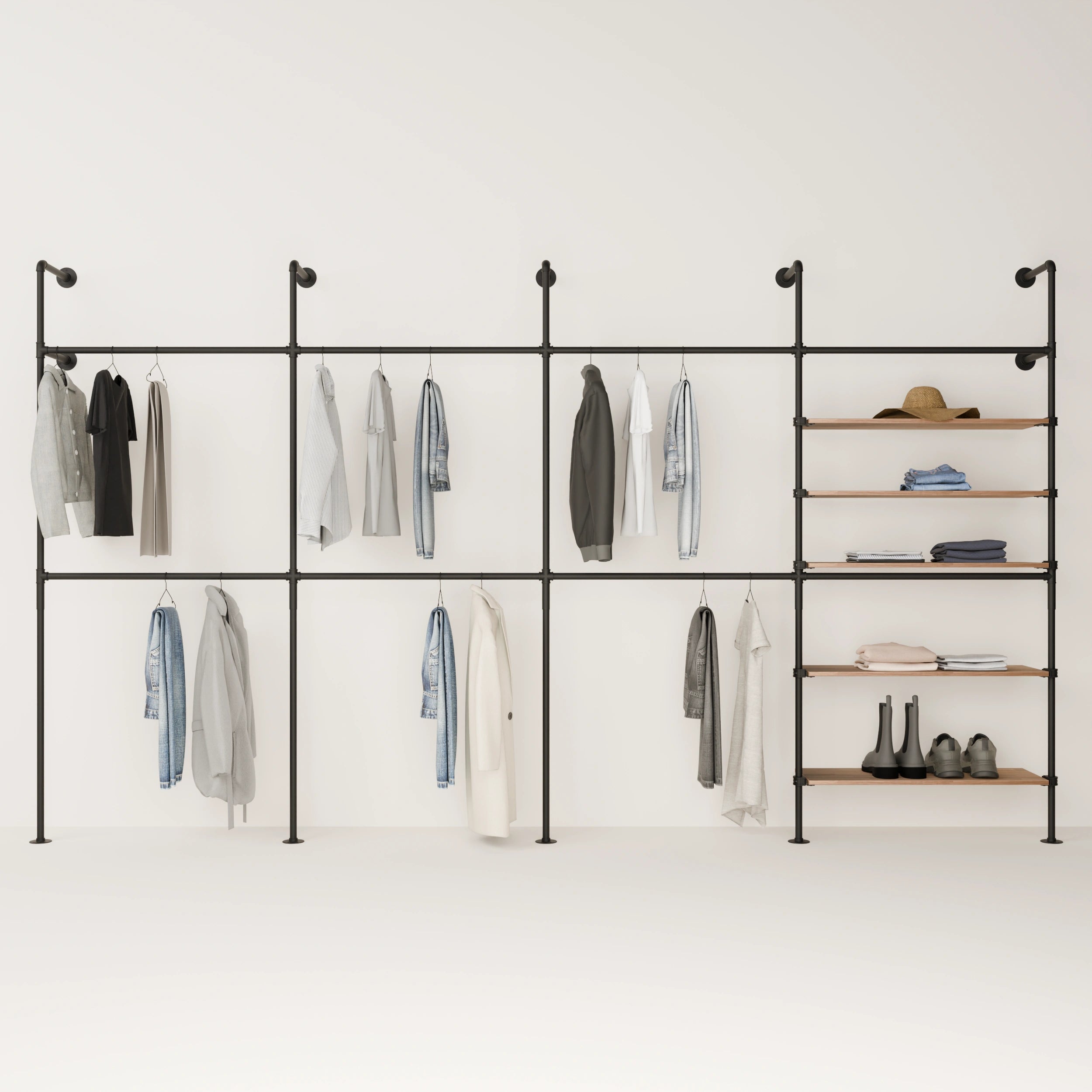 KIM DOUBLE 4 OAK – 5 hylder