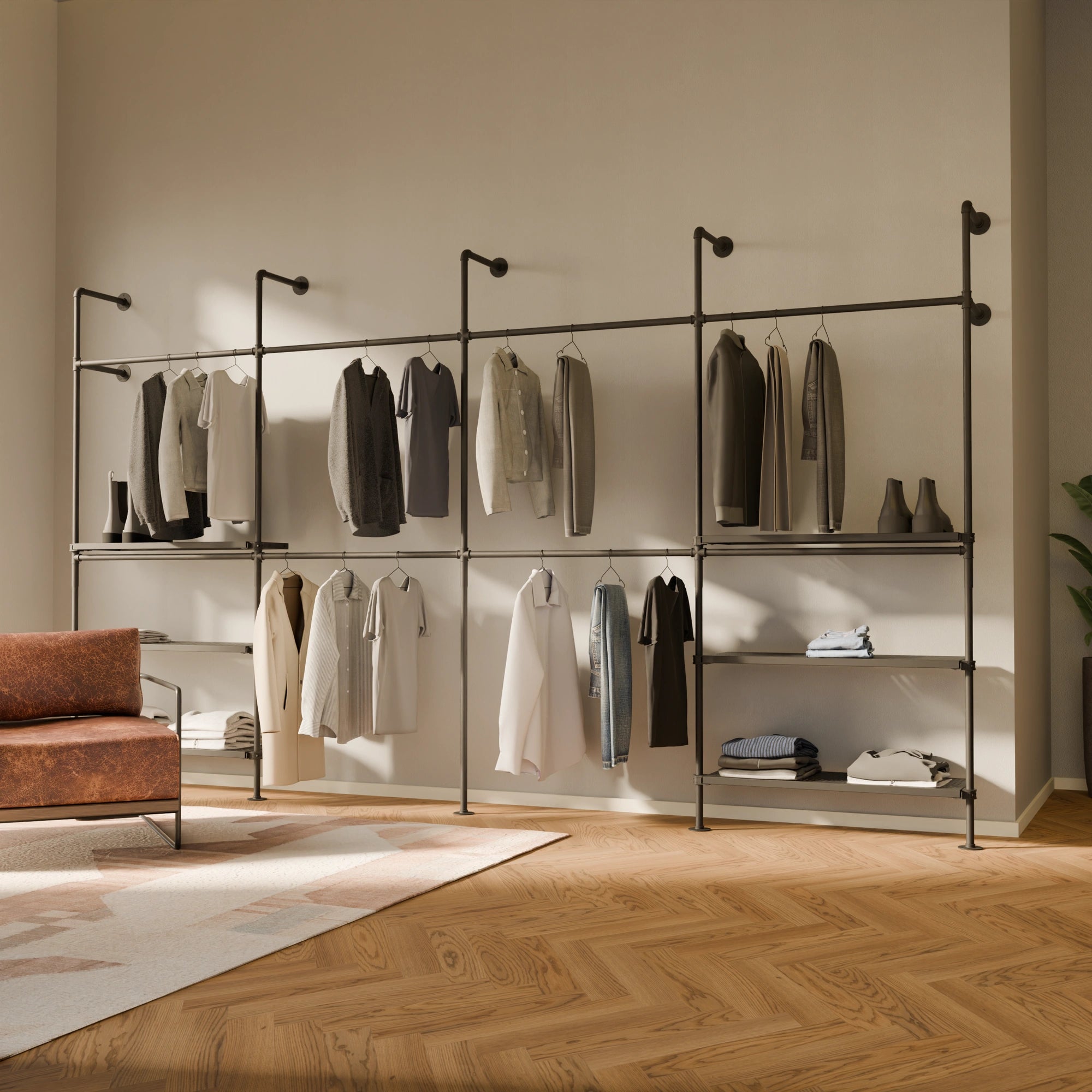 KIM DOUBLE 4 METAL – 6 shelves