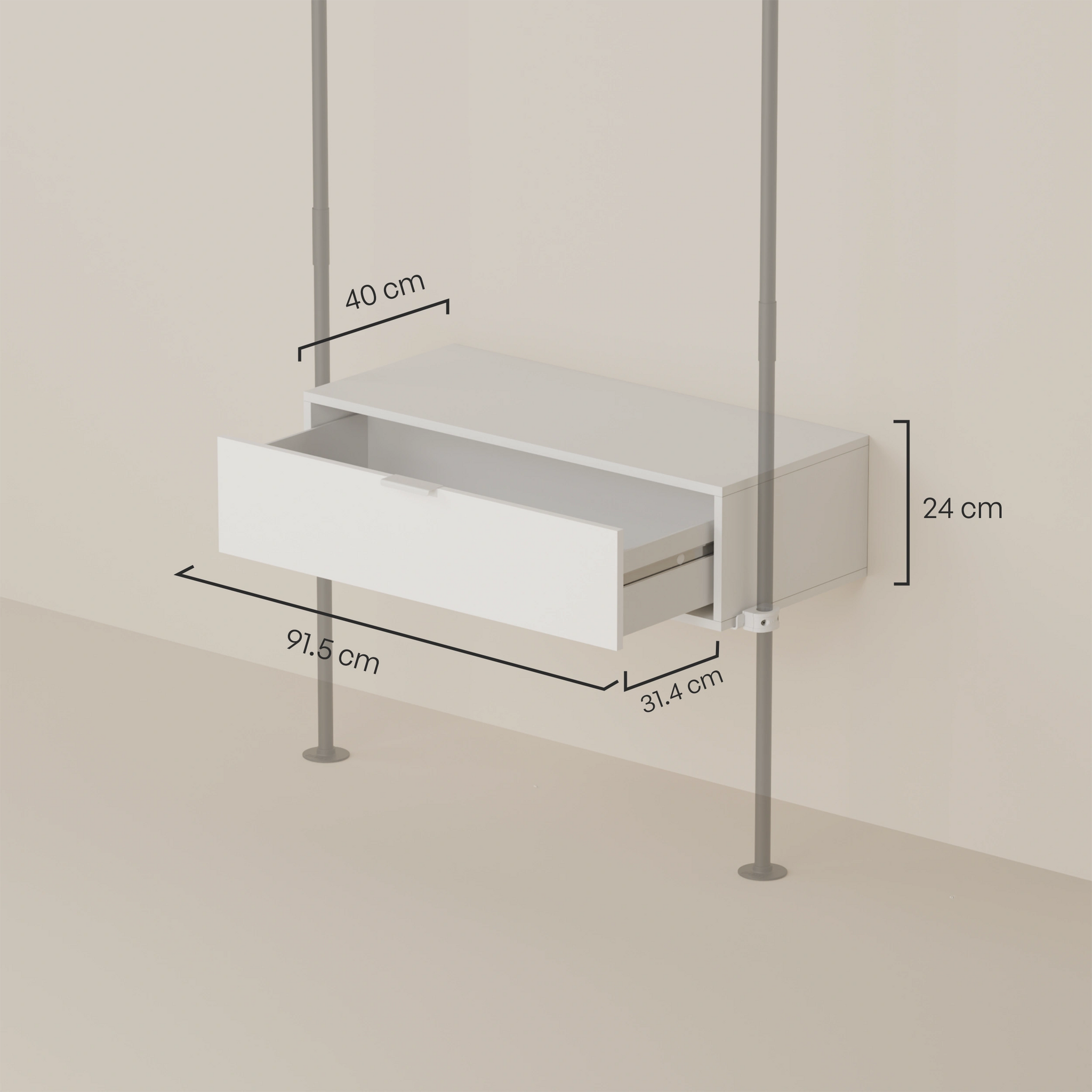 LIV 1 – Chest of drawers | 1 drawer to hang in