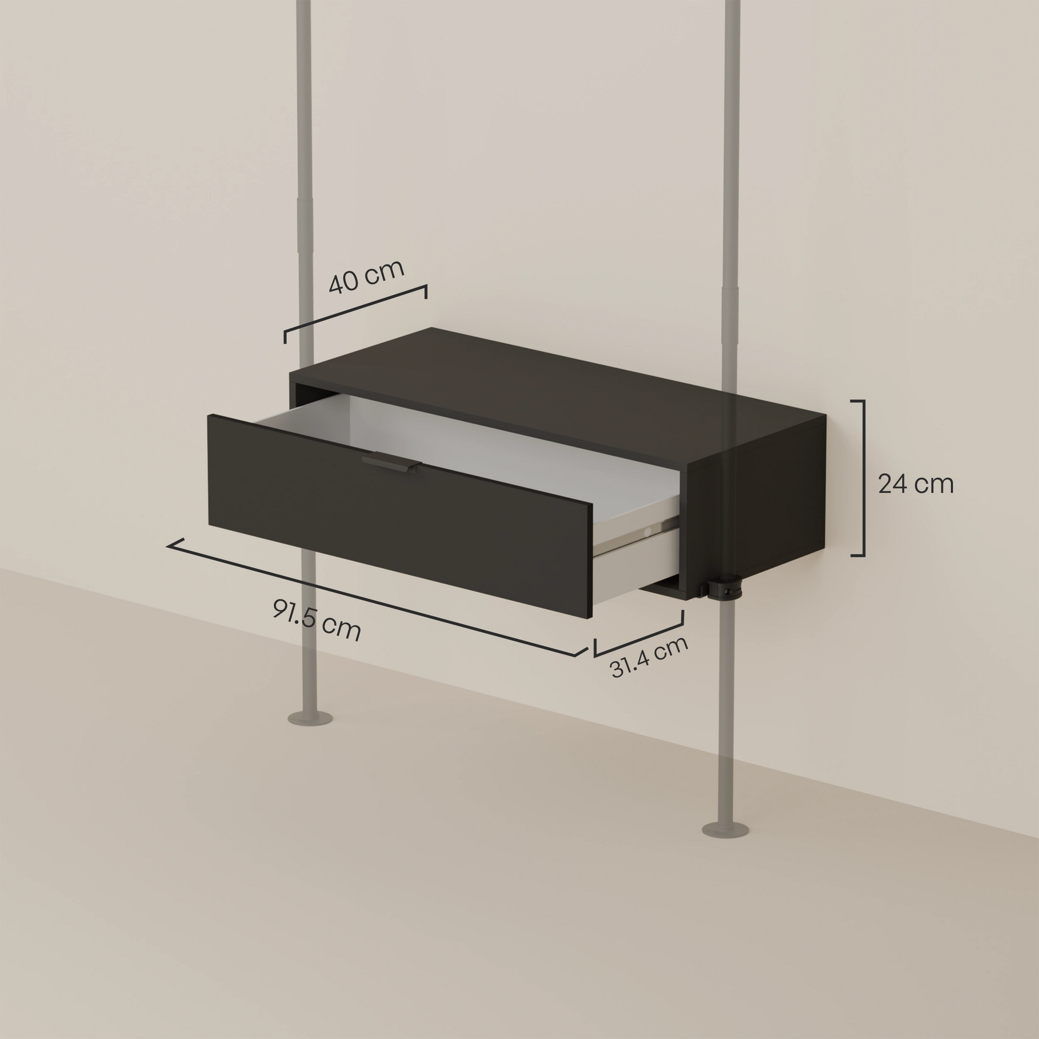 LIV 1 – Chest of drawers | 1 drawer to hang in