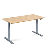 Oak - electric height adjustable desk