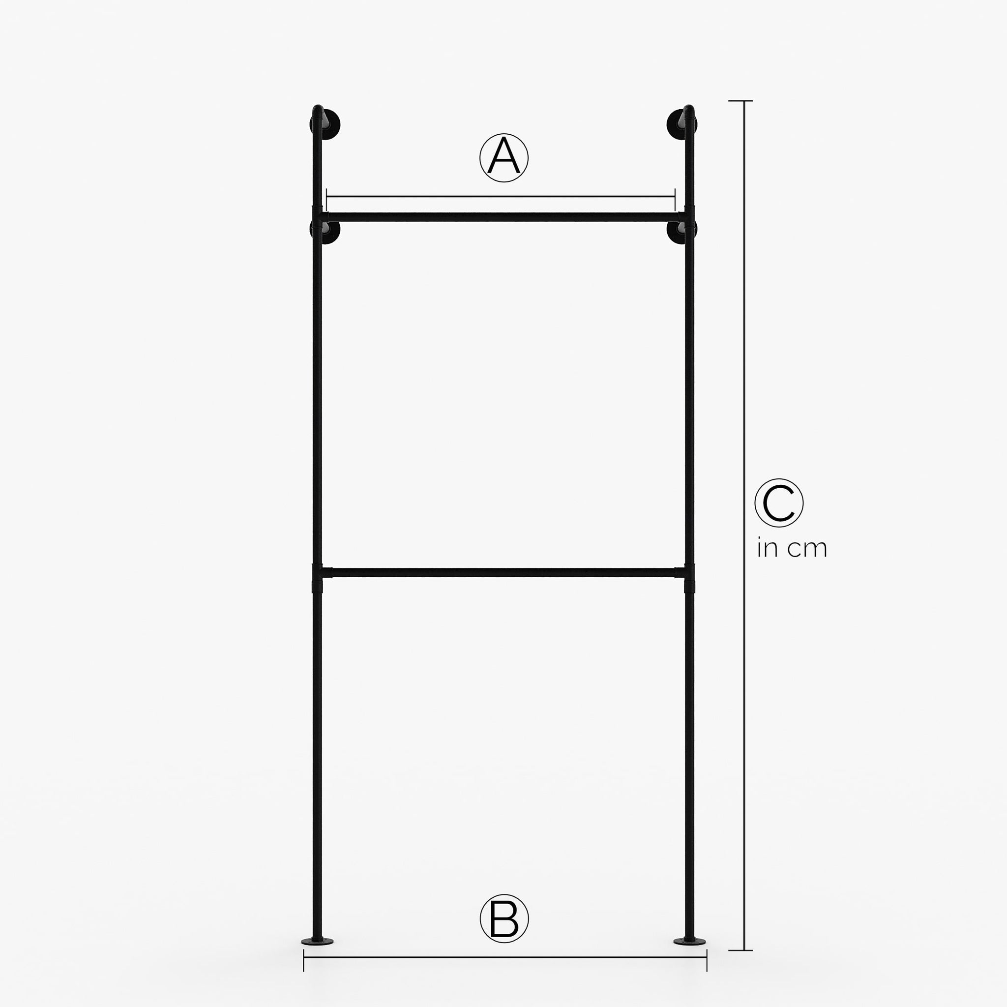 A medida – KIM I Doble – armario industrial | diseño industrial | tubos negros